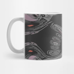 Scrollwork Hidden Skull Mug